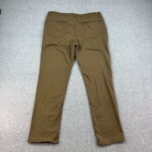 Banana Republic Stretch Chino Pants Mens 38x32 Khaki Beige Chino Spandex Cotton